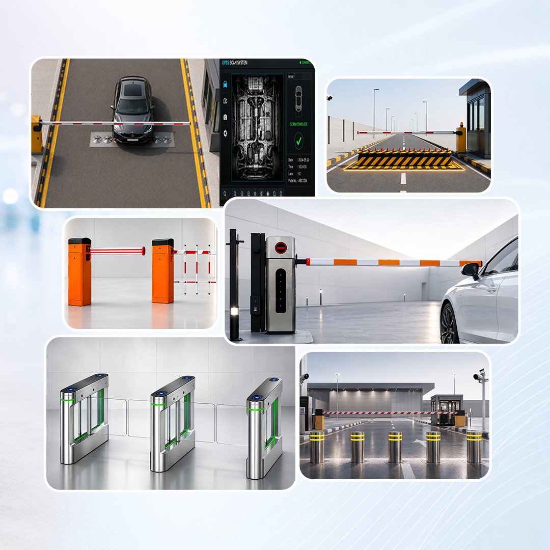 Go-safe — Advanced pedestrian and vehicle barrier solutions, combined with Under Vehicle Surveillance Systems (UVSS), designed to regulate movement, strengthen security, and provide reliable vehicle screening across high-security and critical environments.